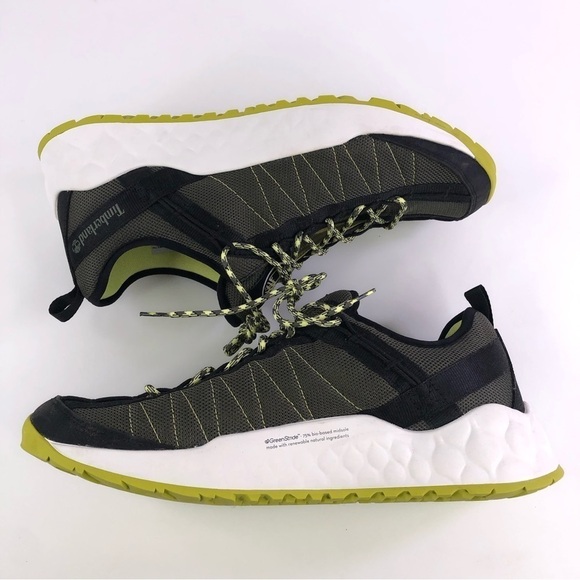 Timberland Mens Solar Wave Low Med Sneakers Dark Green Mesh 0A2AYS New Size 11 - Picture 3 of 9